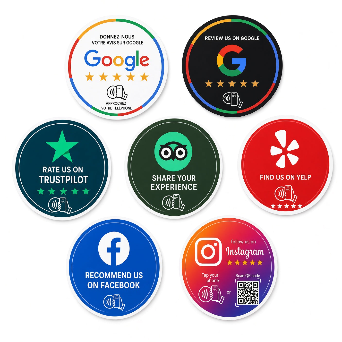 NFC Sticker Rund